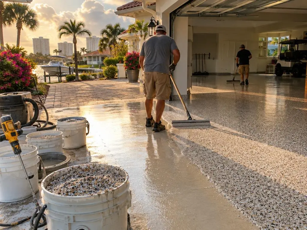 Decorative Chip Floors in Naples, FL